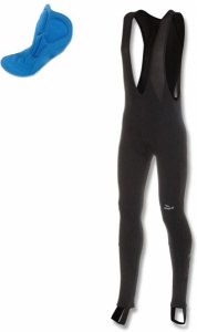 Kalhoty Rogelli VENASCA vel. 2XL černá zvýšená ochrana kolen a sedu