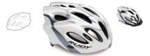 Přilba Rudy Project SNUGGY white/titanium/silver shiny S/M 52-58cm - doprodej!
