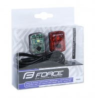 Sada blikaček FORCE POINT USB přední+zadní