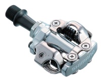 Pedály MTB Shimano SPD PDM540 stříbrné se zarážkami