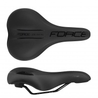 Sedlo FORCE COMFORT GEL turistické pánské černé