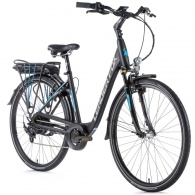 Elektrokolo Leader Fox PARK CITY 28" 2020 13Ah černá mat/modrá vel.16,5"- AKCE!