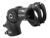 Představec FORCE TORO 31,8/80mm stavitelný Al, černý 