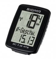 Cyklocomputer bezdrátový SIGMA BC 7.16 ATS černý