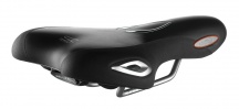 Sedlo gelové Selle Royal LOOKIN Athletic Unisex černá/stříbrná