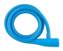 Zámek spirála PRO-T Plus M10 x 135cm Silicone modrá