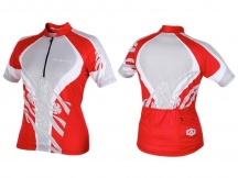 Dres Author ASL-R-6C dámský červená vel.S -AKCE