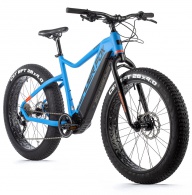 Elektrokolo FAT e-BIKE 26" Leader Fox BRAGA 2023 20Ah modrá mat/černá vel.18"- AKCE!