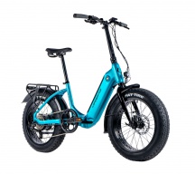 Elektrokolo skládací 20" Leader Fox CODY FAT Bike 16Ah 2024 modrá