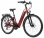 Cestovní elektrokolo 28" Leader Fox SAGA 2023 červená vel.20" -AKCE!