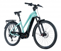 Elektrokolo 29" Leader Fox SABA dámské 2024 23,2Ah PANASONIC light blue vel.18" -AKCE!