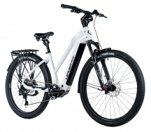 Elektrokolo 28" Leader Fox BEND dámské 2024 23,2Ah M510 white/black vel.16,5" -AKCE!