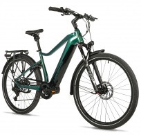 Elektrokolo 28" Leader Fox LUCAS 2025 20Ah, M420, bottle green/black