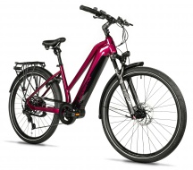 Elektrokolo 28" Leader Fox LUCAS 2025 20Ah, M420, violet/black, dámské 