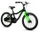 Dětské kolo 18" Leader Fox Bubu černá/zelená