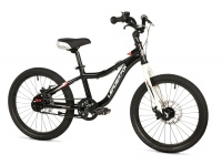 Dětské kolo 18" Leader Fox KENO disc černá/bílá