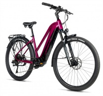 Elektrokolo 28" Leader Fox BARNET dámské 2025, 23,2Ah M510 violet vel.18" - Super cena!